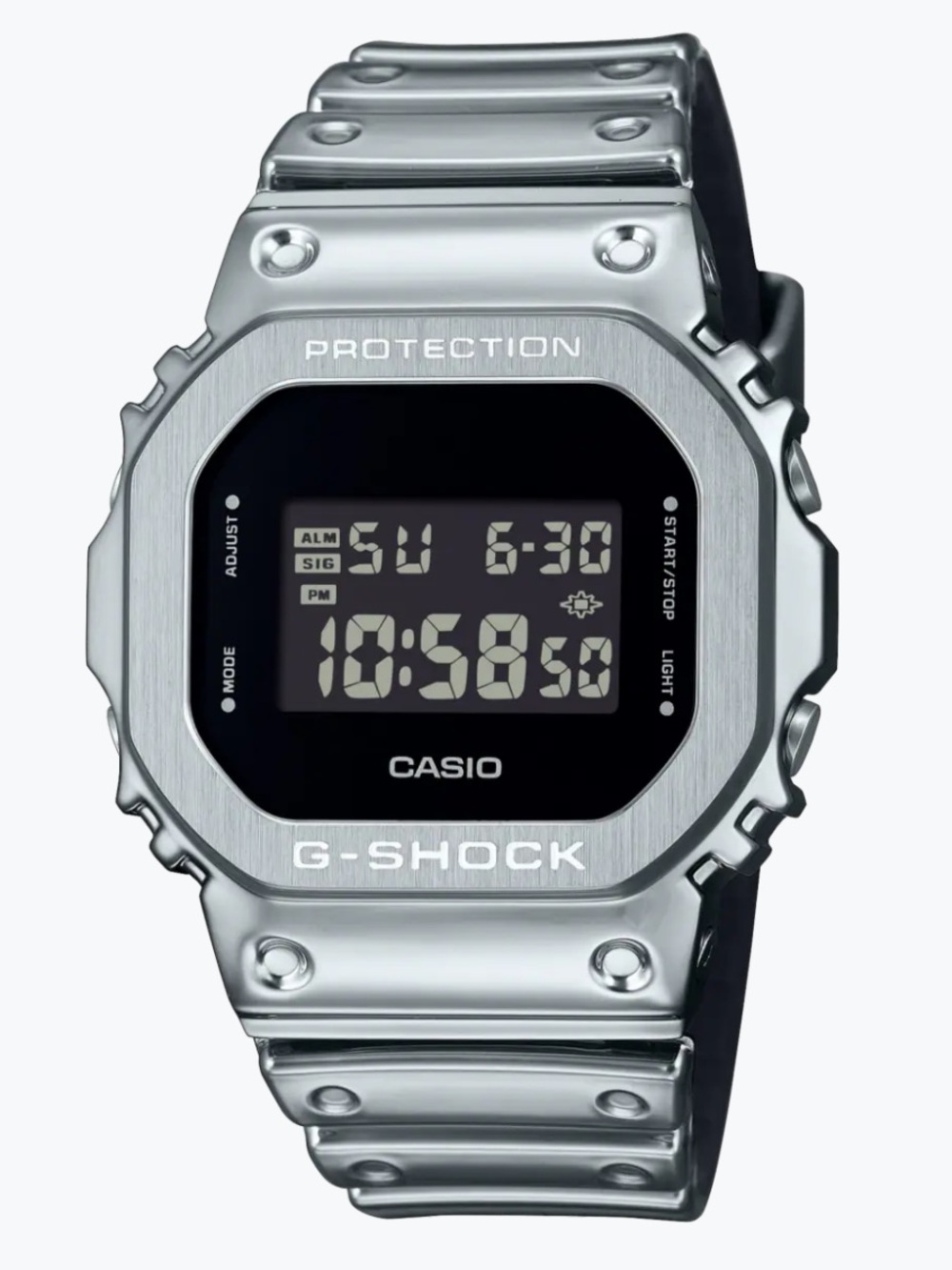 Casio G-Shock GM5600YM-8 Analog-Digital Watch (Metallic Silver)
